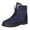 Blue, variant on EKVAHL Women's Lace‑Up Winter Snow Boots, Faux Suede Walking Boots, Non‑Slip Cold Weather Outdoor Flat Casual Boots Red