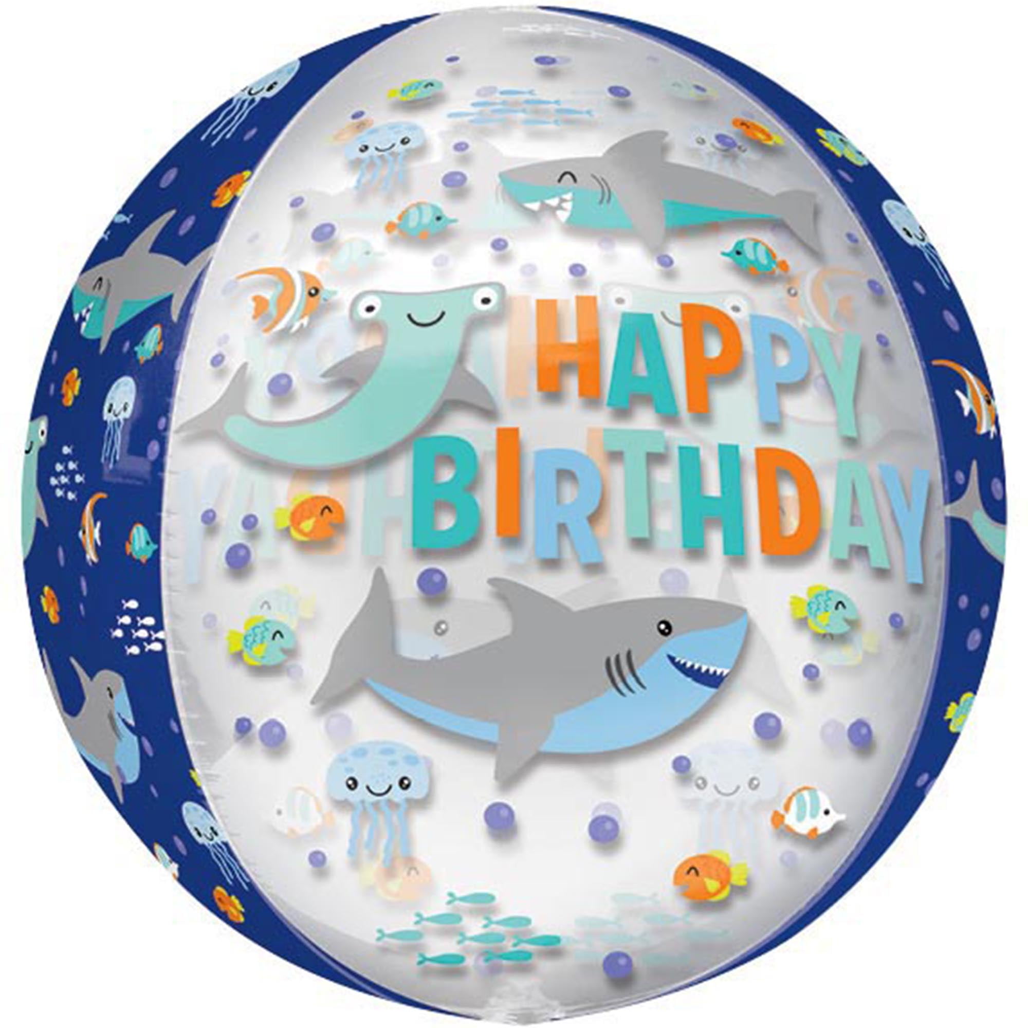 Shark Orbz Balloon 16"