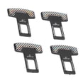 thumbnail image 4 of unids/set cinturón de seguridad de asiento de coche hebillas de tope cancelador de alarma fibra de carbono aleación de aluminio Universal, 4 of 5