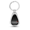 thumbnail image 1 of Dodge Charger Black Dome Chrome Metal Teardrop Key Chain, 1 of 7