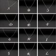 thumbnail image 2 of Collar de acero inoxidable 316L para mujer, colgante con 26 letras de la A la Z, inicial minimalista, alfabeto grande, regalo de joyería, 2 of 4