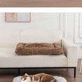thumbnail image 5 of Colchón de felpa lavable, suave y cálido para perros de tamaño mediano, almohadilla para dormir profundamente, 5 of 5