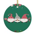 thumbnail image 1 of Adornos navideños colgantes para árbol de Navidad - Adornos navideños colgantes de cerámica - Ideas para regalar adornos navideños, 1 of 8