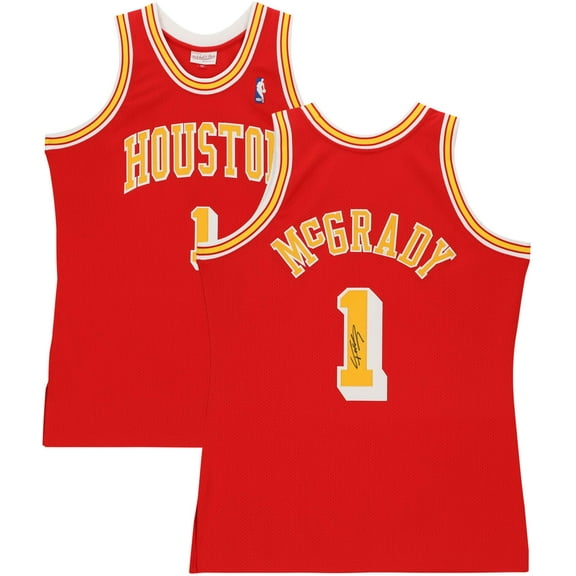 Tracy McGrady Houston Rockets Autographed Red Mitchell & Ness Authentic Jersey - Fanatics Authentic Certified