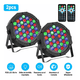 thumbnail image 4 of 2 Pack Cañón Led 36x1 Luces Audio Rítmico Multicolor Fiestas negro, 4 of 5