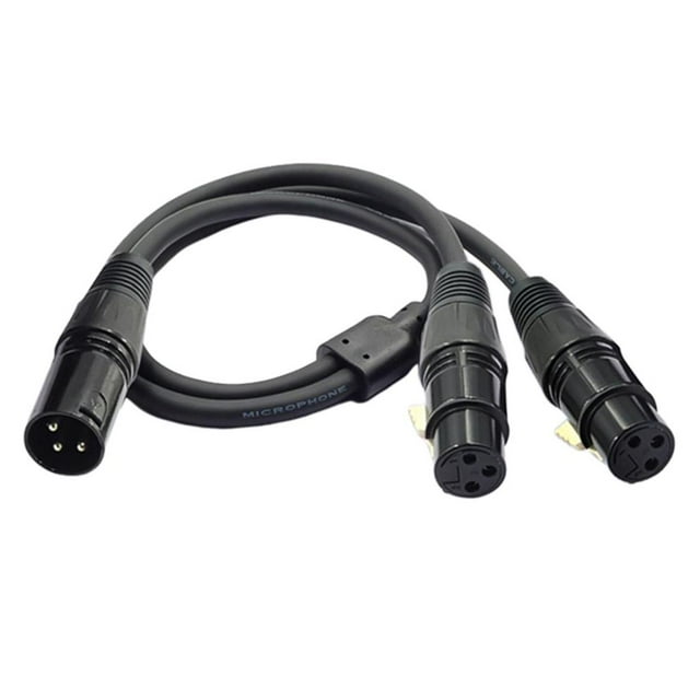 Cable de Extensión De Micrófono de sonido De Balance De Línea XLR -dos perfecl
