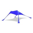 thumbnail image 5 of Sun Shelter Beach Shade Canopy by SkyBed, UPF 50+, Durable, Lightweight, 2-Pole, XL, Pacific Blue, 5 of 11