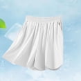 thumbnail image 4 of hengsof Girls Pull On Shorts Quick Dry Flowy Shorts with Pockets Elastic Athletic Skorts for Fitness Running Cheer Sports 3-15Y, 4 of 4