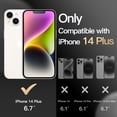 thumbnail image 2 of JETech Case for iPhone 14 Plus 6.7-Inch, Heavy Duty Dual-Layer Rugged Protection, Shockproof Protective Tough Phone Cover with Matte Back (White), 2 of 6