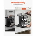 thumbnail image 6 of KFFKFF Appliance Slider, Compact 10.5 x 13-inch, Rolling Tray with Quiet Rubber Wheels & Built-in Handle, Easy to Maintain, Sliding Tray for Coffee Machines and Kitchen Countertops, Black, 6 of 9