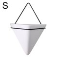 thumbnail image 2 of Simple Container Iron Vases Ceramic Self Water-Absorbing Planter Nordic Succulent Plant Wall Mounted Flowerpot, 2 of 7