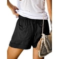 thumbnail image 3 of Nlife Women Printed Elastic High Waist Wide Leg Shorts, 3 of 3