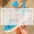 thumbnail image 3 of CYMMPU Women's Lace Crochet Ankle Strap Espadrille Wedge Sandals, Closed Toe Buckle Beach Footwear Hot Pink 38, 3 of 7