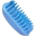 thumbnail image 2 of Pet Silicone Shampoo Brush for Long & Short Hair Medium Large Pets Dogs Cats, Anti-skid Rubber Dog Cat Pet Mouse Grooming Shower Bath Brush Massage Comb (Blue (New)), 2 of 10
