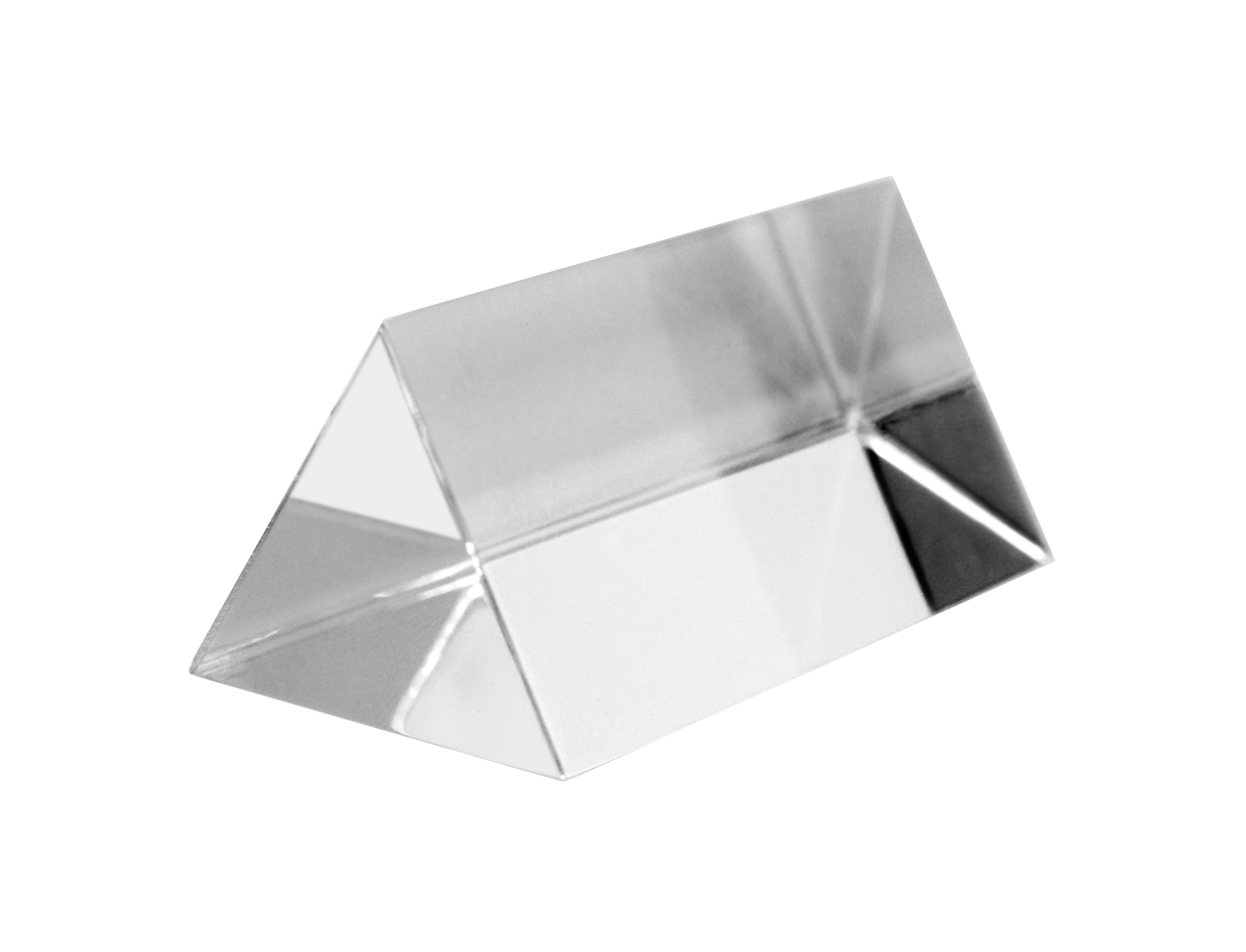 Equilateral Prism, 2" (50mm) Length, 1" (25mm) Faces Triangular