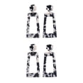 thumbnail image 4 of Aretes cuadrados con Estampado de leopardo Sonducket joyería exagerada colorida regalos para mujeres CBP234496, 4 of 6
