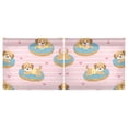 thumbnail image 2 of Selling Cute Puppy Patterns Tier Curtains Tier Kitchen Living Room Bedroom Balcony 2 Panels 27x36 Inch, 2 of 8
