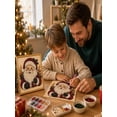 thumbnail image 2 of DIY Christmas Pearl Diamond Art Kits for Adults, Santa Claus Bead Embroidery Set Framed Festive Holiday Home Decor Wall Art Tabletop Display Full Drill Beaded Santa, 2 of 10