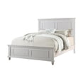 thumbnail image 3 of Benjara Captivating C.King Wooden Bed- White, 3 of 5