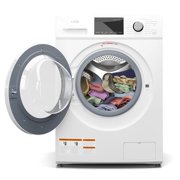 Pemberly Row 2.7 cu. ft. Stackable Front Load Washing Machine in White