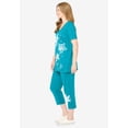 thumbnail image 3 of Woman Within Plus Size Starfish Tee And Capri Set, 3 of 5