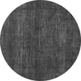 thumbnail image 1 of Ahgly Company Indoor Round Abstract Gray Modern Area Rugs, 4' Round, 1 of 4