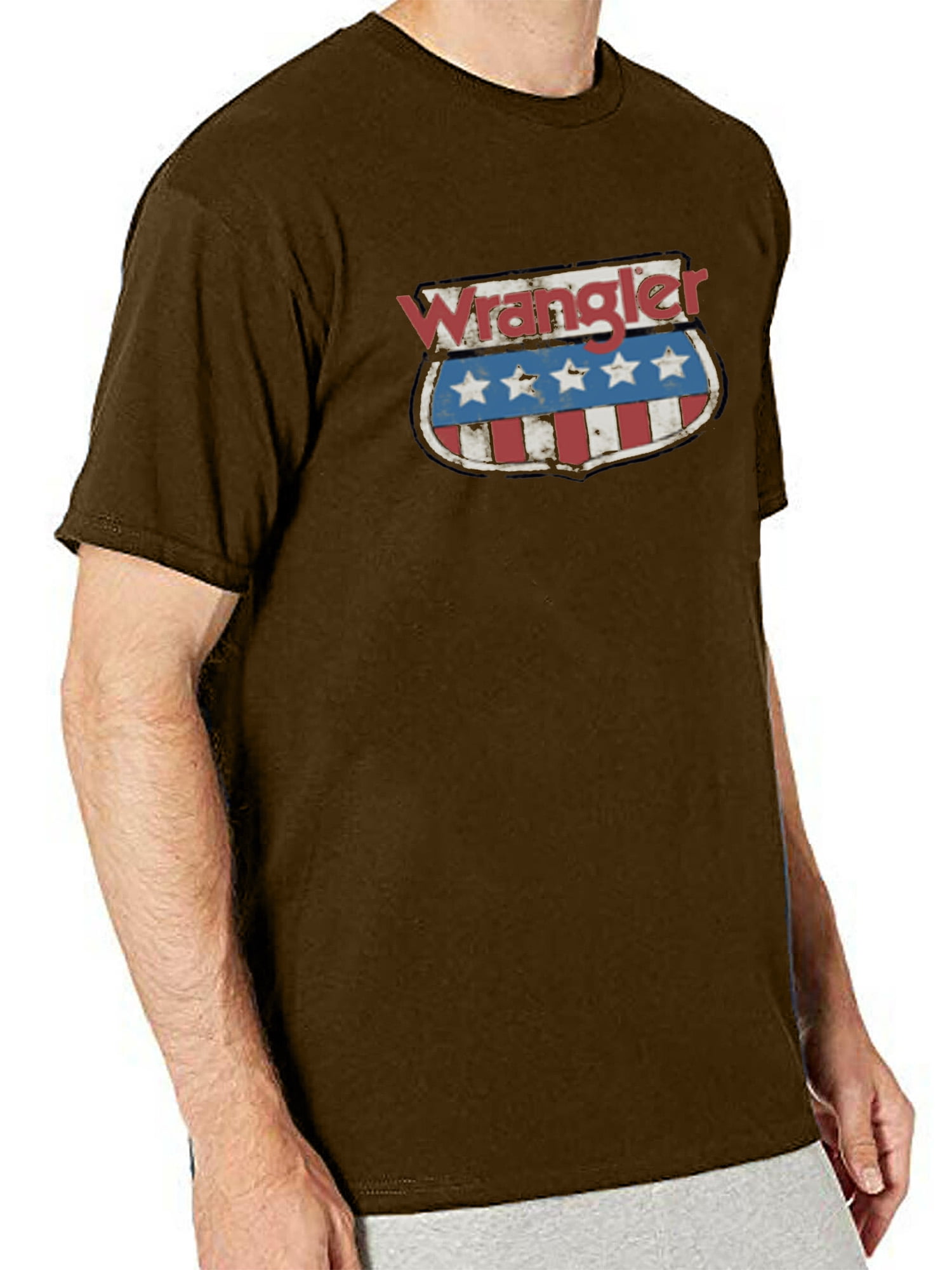 Wrangler Men's Big and Tall Graphic T-Shirt, Big Size up to 6XL and Tall Size up to 5XT