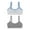 Gray/Blue Polka Dots, variant on Hanes Girls Seamless Ruched Bra, 2-Pack, Sizes (S-XXL)