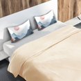 thumbnail image 5 of Yayeee Pillowcase King Size Set of 2 Satin Wrinkle Resistant Pillow Case, Art Mountain and Sun Pattern, 5 of 7