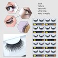 thumbnail image 2 of Anself Juego de 10 Pares de Pestañas Postizas Voluminosas y Naturales con Aplicador, Modelo 702, Color Negro, Ideal para Fiestas y Bodas, 2 of 6
