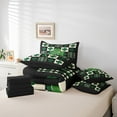thumbnail image 4 of Erosebridal Literie Trèfle Vert Taille Simple, Lit de la Saint-Patrick en Sac Taille Simple, Décor Botanique Chanceux, Réversible, 4 of 5