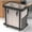 White-2 Setion, variant on 190L (50 Gal) Extra Large Fashion Laundry Hamper 2 Section with Lid, Rolling Laundry Basket Hamper with Handle, Laundry Organizer Storage Cart with Sturdy Metal Frame for Laundry Room, Hotel, black