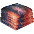 thumbnail image 4 of Dreamtimes City Fireworks Kitchen Towels 18x28inch Ultra Soft Absorbent Quick Drying Kitchen Dish Towels Washable Cleaning Cloths Hand Towels Tea and Bar Towels, 4 Pack, 4 of 7