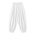 thumbnail image 6 of Aezemi Womens Ruffle Elastic Waist Trousers Fashion Comfy Pull on Summer Joggers Summer Walking Daily Casual Spring Pants with Pockets 3XL, 6 of 9