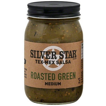 SilverStar Green Salsa Medium, 16 oz. (Pack of 6)