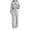 Gray|Letters, variant on Cotton Sweatsuits Womens 2 Piece Casual Tracksuits Sweatshirt and Sweatpant Wide Leg Pant Sets Lounge Outfits (XL, Gray)