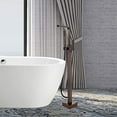 thumbnail image 2 of Vanity Art Single Handle Floor Mounted Freestanding Tub Filler with Handshower, 2 of 8