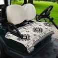 thumbnail image 2 of Golf Cart Seat Covers for 2 Seater,Gray Beige Boho Microfiber Cart Seat Towel Blanket,Ethnic Tribe Southwestern Vintage Absorbent Breathable Non Slip Bench Seats Protector for Golf Course 51"x31", 2 of 9