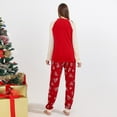 thumbnail image 5 of URMAGIC Matching Family Pajamas Sets Christmas PJ's Long Sleeve Tee and Bottom Loungewear, 5 of 11
