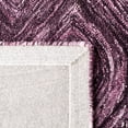 thumbnail image 6 of SAFAVIEH Ikat Kim Geometric Wool Area Rug, Purple, 6' x 6' Round, 6 of 7