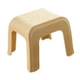 thumbnail image 4 of veasfak Step Stool Stable Lightweight Shower Stool for Bedside Living Room Apartment Khaki, 4 of 9