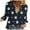 Black, variant on Ichuanyi Womens Tops, Summer Womens Loose Daisy Printing Long Shirt Cotton Ladies Casual Tops T-Shirt Blouse