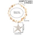 thumbnail image 2 of NICKSUN Summer Ocean Vacation Starfish Pendant Necklace, Irregular Shell Beach Statement Choker Necklace, 2 of 9