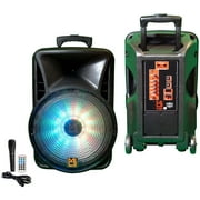 Pair of MR DJ DJ15BAT+ 15 Portable Bluetooth Speaker