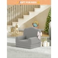 thumbnail image 4 of Silla Sofá para Niños, Sofá Convertible Tipo Sherpa para Niños Pequeños con Funda Lavable, Sofá Cama Desplegable para Sala de Juegos, 4 of 6
