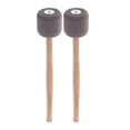 thumbnail image 2 of 2 mazos de tambor de espuma para bajo, accesorio de banda de instrumentos, profesional, mango de madera para banda de instrumentos de percusión , gris, 2 of 8