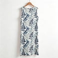 thumbnail image 6 of Yutgune Nightgowns for Women Floral Print Sleep Dress Sleeveless Soft Nightshirt Sleepshirt Sleepwear Lightweight Pajamas, 6 of 6