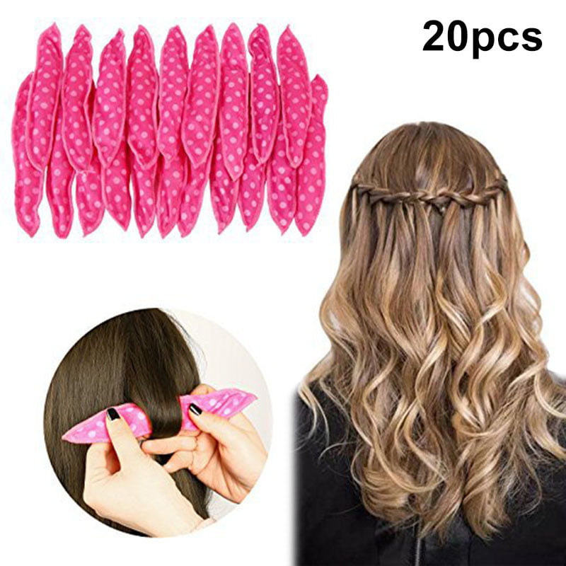 20Pcs Flexible Hair Curlers DIY Foam Sponge Curly Hair Styling Tools Kit  New 
