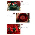 thumbnail image 3 of Injueey Bolsa de almacenamiento de frutas de Feliz Navidad con bolsas de regalo con cordón, bolsa de fiesta, paquete de decoración, Kits de decoración para fiestas Vino Tinto Tipo 1, 3 of 6