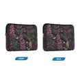 thumbnail image 7 of FORMRS 13-13.3 inch Laptop Sleeve Case Soft Carrying Quilted Computer Bag Cover, Dark Purple Floral Pattern, 7 of 7